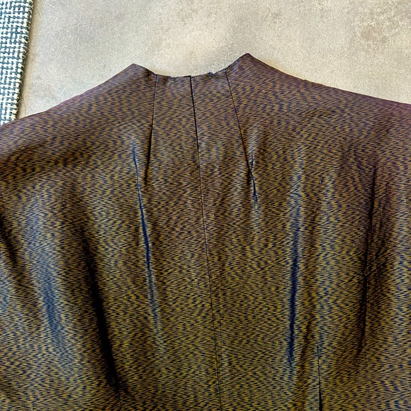 Vintage 1950s Bronze Dress - Picture 4 of 5